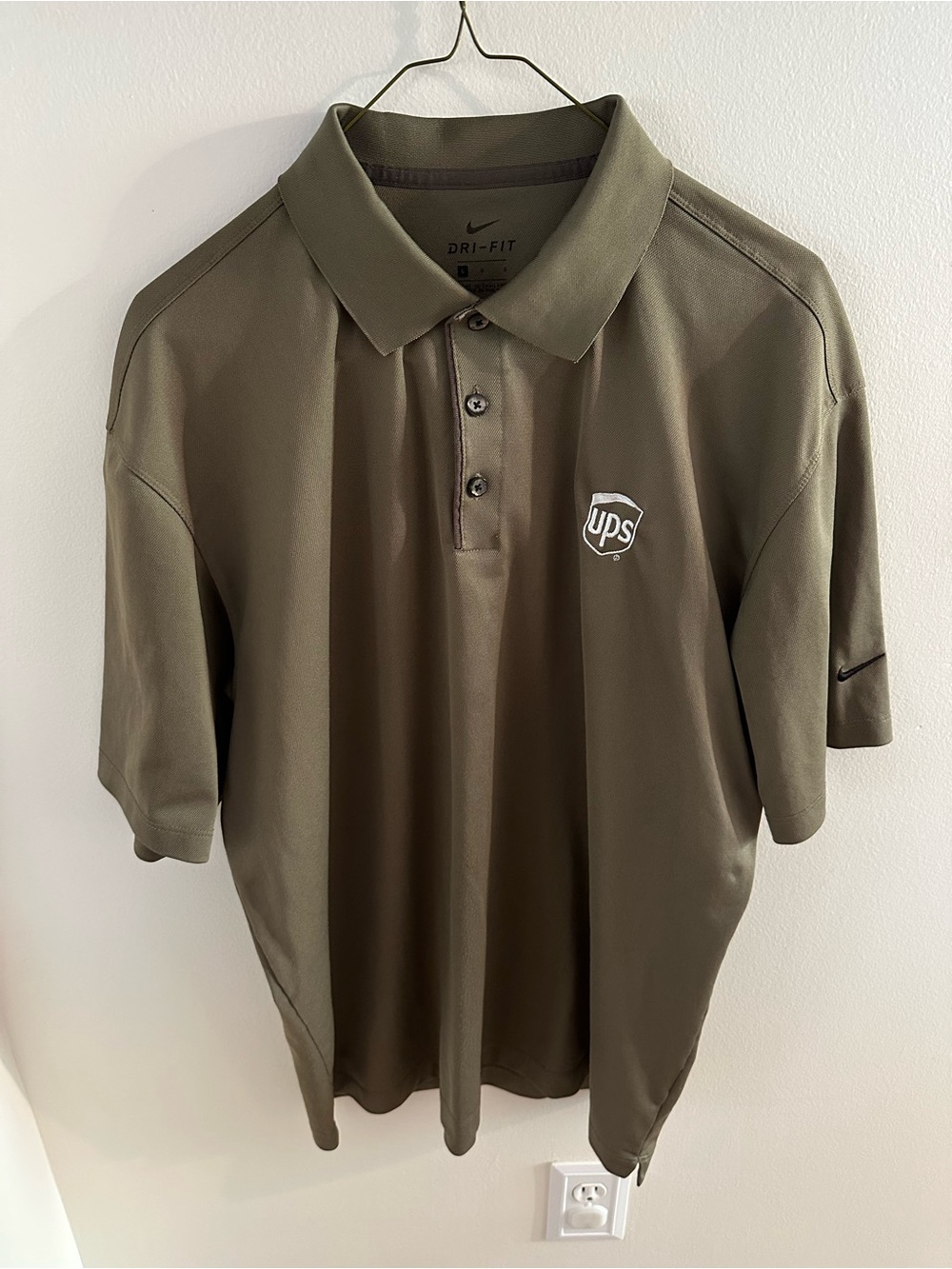 Nike Dri-FIT Olive Polo Shirt